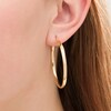 Thumbnail Image 2 of Previously Owned - 40.0mm Tube Hoop Earrings in 10K Gold
