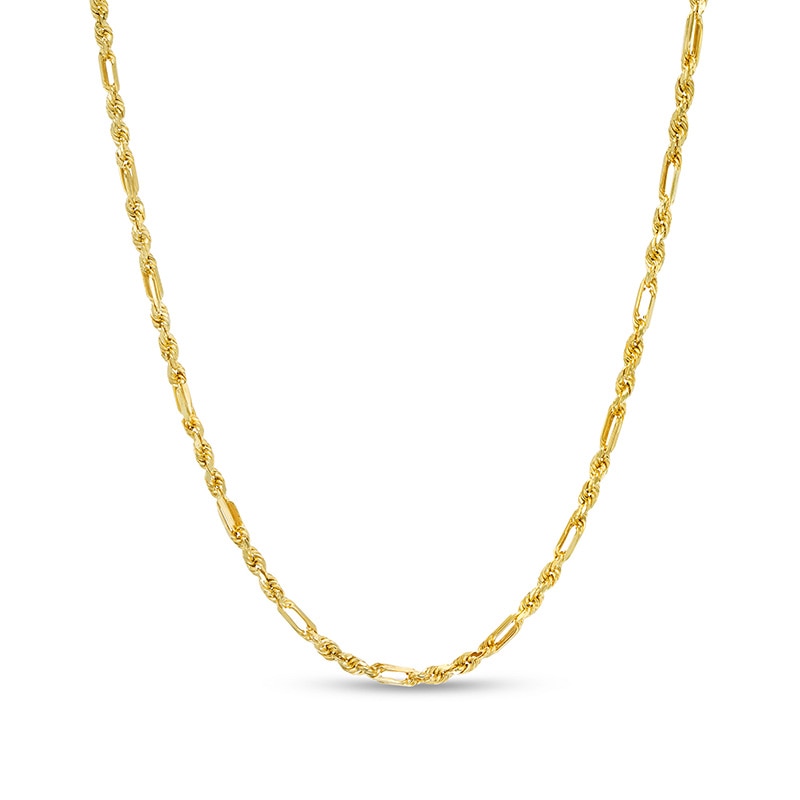 Main Image 1 of Previously Owned - 2.35mm Milano Chain Necklace in Hollow 10K Gold - 20"