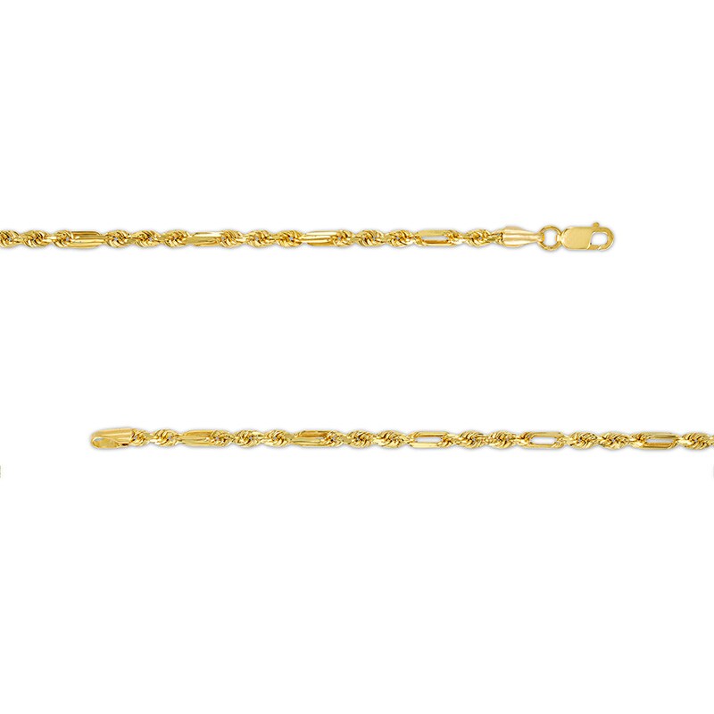 Main Image 3 of Previously Owned - 2.35mm Milano Chain Necklace in Hollow 10K Gold - 20"