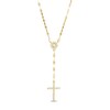 Thumbnail Image 1 of Previously Owned - 1/5 CT. T.W. Diamond Frame Cross "Y" Necklace in 10K Gold