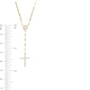Thumbnail Image 3 of Previously Owned - 1/5 CT. T.W. Diamond Frame Cross "Y" Necklace in 10K Gold