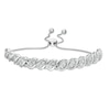 Thumbnail Image 1 of Previously Owned - 1/2 CT. T.W. Diamond Wave Bolo Bracelet in Sterling Silver - 9.5"