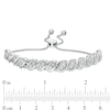 Thumbnail Image 2 of Previously Owned - 1/2 CT. T.W. Diamond Wave Bolo Bracelet in Sterling Silver - 9.5"