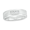 Thumbnail Image 1 of Previously Owned - 1/4 CT. T.W. Square-Cut Diamond Three Stone Wedding Band in 10K White Gold