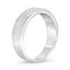 Thumbnail Image 3 of Previously Owned - 1/4 CT. T.W. Square-Cut Diamond Three Stone Wedding Band in 10K White Gold