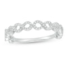 Thumbnail Image 1 of Previously Owned - 1/6 CT. T.W. Diamond Infinity Ring in 10K White Gold