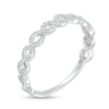 Thumbnail Image 3 of Previously Owned - 1/6 CT. T.W. Diamond Infinity Ring in 10K White Gold