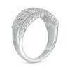 Thumbnail Image 3 of Previously Owned - 1/4 CT. T.W. Diamond Multi-Row Ring in 10K White Gold