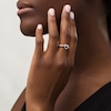 Thumbnail Image 2 of Previously Owned - 1/4 CT. T.W. Diamond Pretzel Love Knot Heart Ring in 10K White Gold