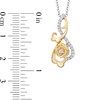 Thumbnail Image 3 of Previously Owned - Collector's Edition Enchanted Disney Beauty and the Beast 30th Anniversary Diamond Pendant