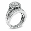 Thumbnail Image 2 of Previously Owned - 2-3/4 CT. T.W. Diamond Frame Bridal Set in 14K White Gold