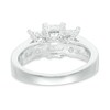 Thumbnail Image 3 of Previously Owned - 3 CT. T.W. Emerald-Cut Diamond Past Present Future® Ring in 14K White Gold (I/I1)