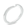 Thumbnail Image 2 of Previously Owned - Ever Us® 1/8 CT. T.W. Diamond Contour Band in 14K White Gold