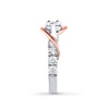 Thumbnail Image 3 of Previously Owned - Ever Us® 1-1/2 CT. T.W. Two-Stone Diamond Swirl Band in 14K Two-Tone Gold