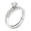 Thumbnail Image 2 of Previously Owned - 1 CT. T.W. Diamond Bridal Set in 14K White Gold