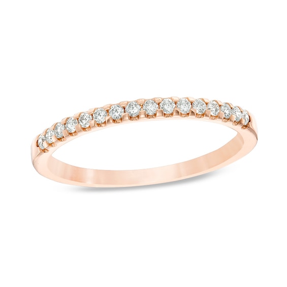 Previously Owned - 1/5 CT. T.w. Diamond Band in 10K Rose Gold