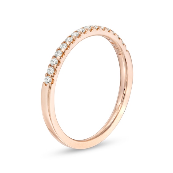 Previously Owned - 1/5 CT. T.w. Diamond Band in 10K Rose Gold