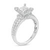 Thumbnail Image 2 of Previously Owned - 1 CT. T.W. Quad Princess-Cut Diamond Frame Engagement Ring in 10K White Gold