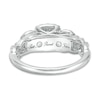 Thumbnail Image 3 of Previously Owned - 1 CT. T.W. Diamond Past Present Future® Frame Wrapped Shank Engagement Ring in 14K Two-Tone Gold