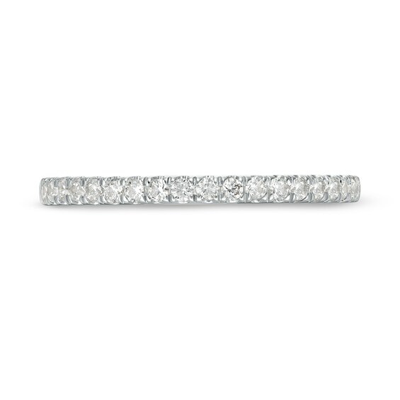 Previously Owned - 1/4 CT. T.w. Diamond Wedding Band in 10K White Gold