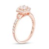 Thumbnail Image 2 of Previously Owned - 1 CT. T.W. Diamond Hexagon Frame Engagement Ring in 14K Rose Gold