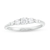 Thumbnail Image 1 of Previously Owned - 1/3 CT. T.W. Diamond Three Stone Engagement Ring in 10K White Gold