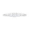 Thumbnail Image 4 of Previously Owned - 1/3 CT. T.W. Diamond Three Stone Engagement Ring in 10K White Gold