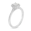 Thumbnail Image 3 of Previously Owned - 3/8 CT. T.W. Princess-Cut Quad Diamond Frame Engagement Ring in 10K White Gold