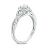 Thumbnail Image 1 of Previously Owned - 1/2 CT. T.W. Princess-Cut Diamond Frame Twist Engagement Ring in 14K White Gold