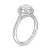 Thumbnail Image 2 of Previously Owned - 1-1/3 CT. T.W. Diamond Octagon Frame Vintage-Style Engagement Ring in 14K White Gold