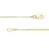 Thumbnail Image 2 of Previously Owned - Made in Italy 0.7mm Box Chain Necklace in 10K Gold - 18"