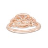 Thumbnail Image 4 of Previously Owned - 1-1/4 CT. T.W. Princess-Cut Diamond Frame Past Present Future® Engagement Ring in 14K Rose Gold