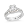 Thumbnail Image 3 of Previously Owned - Enchanted Disney Tinker Bell 3/4 CT. T.W. Princess-Cut Diamond Ring in 14K Two-Tone Gold