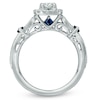 Thumbnail Image 3 of Previously Owned - Vera Wang Love Collection 3/4 CT. T.W. Diamond and Blue Sapphire Ring in 14K White Gold