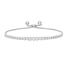 Thumbnail Image 1 of Previously Owned - Marilyn Monroe™ Collection 1/2 CT. T.W. Journey Diamond Bolo Bracelet in 10K White Gold - 9.5"