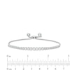 Thumbnail Image 2 of Previously Owned - Marilyn Monroe™ Collection 1/2 CT. T.W. Journey Diamond Bolo Bracelet in 10K White Gold - 9.5"