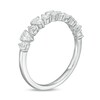 Thumbnail Image 3 of Previously Owned - 3/4 CT. T.W. Pear-Shaped and Round Diamond Alternating Band in 14K White Gold