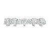 Thumbnail Image 4 of Previously Owned - 3/4 CT. T.W. Pear-Shaped and Round Diamond Alternating Band in 14K White Gold