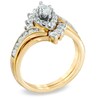 Thumbnail Image 1 of Previously Owned - 1 CT. T.W. Marquise Diamond Bypass Bridal Set in 14K Gold