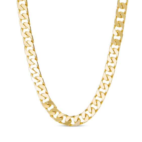 Previously Owned - Men's Curb Chain Necklace in Solid 10K Gold - 22"