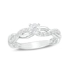 Thumbnail Image 0 of Previously Owned - 1 CT. T.W. Diamond Twist Engagement Ring in 14K White Gold