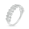 Thumbnail Image 3 of Previously Owned - 1/15 CT. T.W. Diamond Art Deco Twist Vintage-Style Anniversary Ring in 10K White Gold