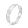 Thumbnail Image 3 of Previously Owned - 1/8 CT. T.W. Diamond Channel-Set Wedding Band in 10K White Gold