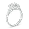 Thumbnail Image 3 of Previously Owned - 1 CT. T.W. Princess-Cut Diamond Double Frame Engagement Ring in 14K White Gold