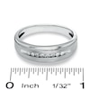 Thumbnail Image 3 of Previously Owned - 1/10 CT. T.W. Diamond Wedding Band in 10K White Gold