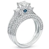 Thumbnail Image 3 of Previously Owned - Vera Wang Love Collection 2 CT. T.W. Princess-Cut Diamond Bridal Set in 14K White Gold