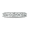 Thumbnail Image 4 of Previously Owned - 1/15 CT. T.W. Diamond Vintage-Style Braid Band in 10K White Gold
