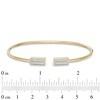 Thumbnail Image 2 of Previously Owned - 1/6 CT. T.W. Diamond Double Row Flex Bangle in 10K Gold