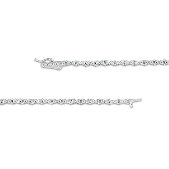 Previously Owned - 4 CT. T.w. Diamond Riviera Necklace in 10K White Gold - 17"