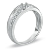 Thumbnail Image 2 of Previously Owned - 1/10 CT. T.W. Diamond Wedding Band in 10K White Gold